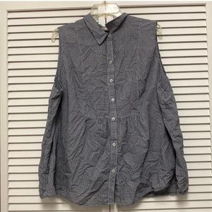 Black and white gingham shirt